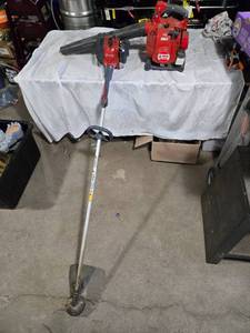 lot 202 image: Efco DS 2200 S String Trimmer and Efco SA 3000 Leaf Blower Combo