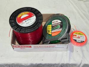 lot 204 image: Assorted Trimmer Line Spools - Powerline, Greenline & Weed Warrior