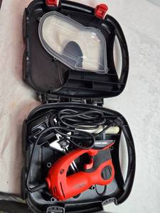 lot 214 image: Black & Decker 3.4A Zip Saw with Carrying Case