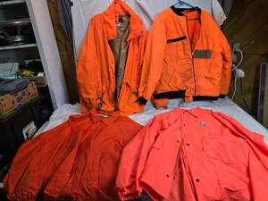 lot 229 image: Orange Hunting  Jackets - Various Sizes XL, XXXL, L