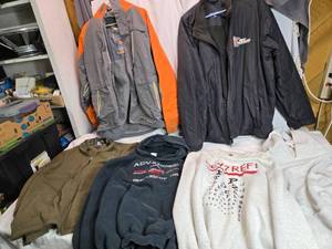 lot 233 image: Winter Jacket and Hoodies in Various Sizes