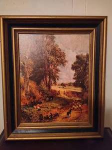 lot 42 image: The Cornfield Framed Art by John Constable