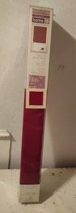 lot 50 image: Red Roman Shade 23x72 New