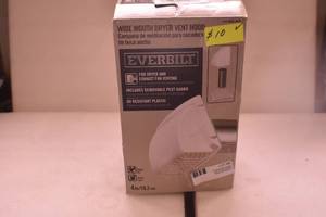 lot 8 image: 4in Louvered Exhaust Hood , Wide Mouth Dryer Vent Kit , Wide Mouth Dryer Vent Hood