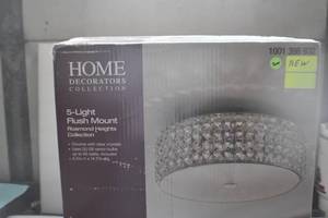 lot 11 image: 5-Light Flush Mount Light