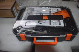 lot 56 image: WEN 23103 1-Amp Variable Speed Rotary Tool with 100 Accessories, Carrying Case and Flex Shaft