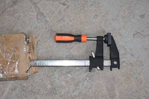 lot 57 image: WEN 10236F2 Quick-Adjust 36-Inch Steel Bar Clamps with 2.5-Inch Throat and Micro-Adjustment Handle, Two Pack