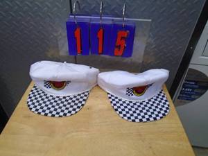 Qty of 2 Vintage gasoline alley baseball caps. As shown.