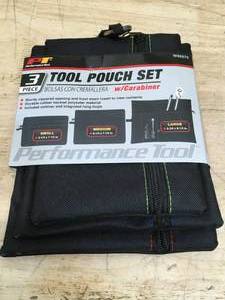 Tool Pouch Set with Carabiner