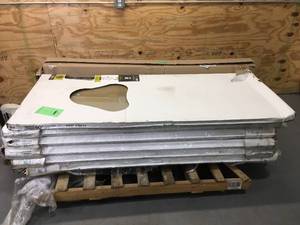 Pallet of 5 Large Windows and A Shower Door