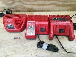 Variety of 3 Different Milwaukee Chargers