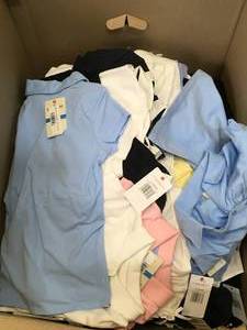 Box of Multiple Articles of Childrens Clothing