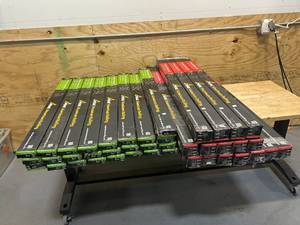 PEAK Lot of 25- 4 ft. Black Aluminum Deck Railing Picket and Spacer Kits for 42 in. high system with PEAK Lot of 16- 4 ft. Black Aluminum Deck Railing Hand and Base Rails for 42 in. high system (Retail value of $2,567)