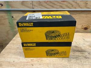 DEWALT Lof ot 2 Boxes of-  2-12 in. x 0.099 in. Metal Coil Nails (3600 per Box)