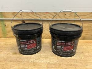 LATEX-ITE Lot of 2- 3.5 Gallon Buckets of Super Patch