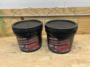 LATEX-ITE Lot of 2- 3.5 Gallon Buckets of Super Patch