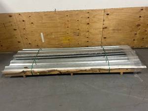 GIBRALTER BUILDING PRODUCTS Pallet of 149- 11-78 in. x 10 ft. Galvanized-Steel Roll Type Ridge Caps (est. Retail value of $4,616.02)