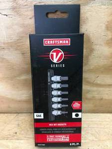 Craftsman V Series SAE Hex Bit Sockets Model # CMMT17700V