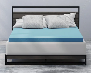 Zinus 3 Green Tea Cooling Gel Memory Foam Zoned Support Mattress Topper Full Size 02282518.34