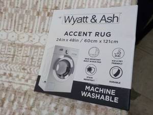 Wyatt and Ash Washable Accent Rug 2...
