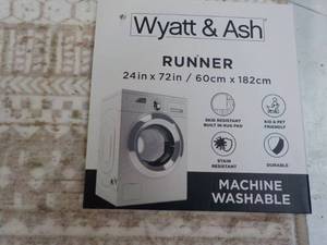 Wyatt and Ash Washable  Runner 24 x...