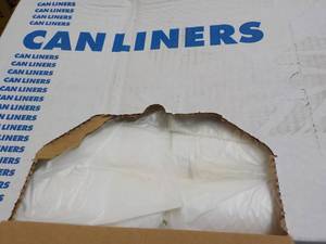 Case of 250 Clear 33 Gallon Can Lin...