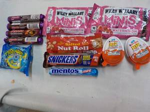 Assorted Candy- everything pictured...