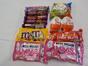 Assorted Candy- everything pictured...