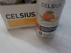 12 pack Celsius Non Carbonated Peac...