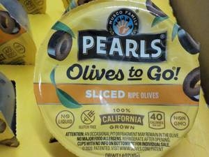 Case of 12 ct Pearls Olives to go...