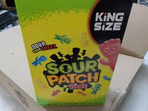 18 ct 3.4 oz bags King Size Sour Pa...