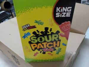 18 ct 3.4 oz bags King Size Sour Pa...