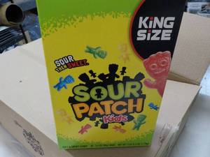 18 ct 3.4 oz bags King Size Sour Pa...