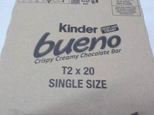 20 ct Kinder Bueno 1.5 oz bars Choc...