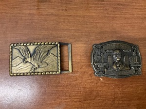 lot 97 image: Two Belt Buckles