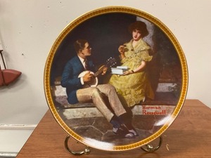 lot 117 image: Pondering on the Porch Rockwells Rediscovered Women Collection