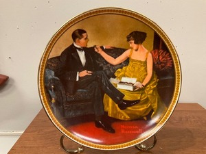 lot 124 image: Flirting in the Parlor Rockwells Rediscovered Women Collection