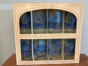 lot 135 image: 8 beverage glasses by Anchor Hocking