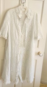 lot 155 image: Vintage White Lace Dress
