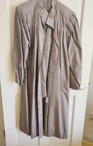 lot 165 image: Beige Trench Coat with Stains