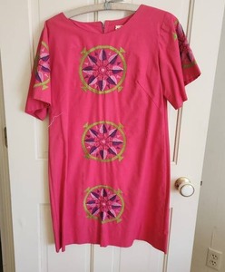 lot 171 image: Casa de Josefa Pink Embroidered Dress
