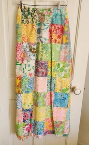 lot 176 image: Vintage Patchwork Maxi Skirt