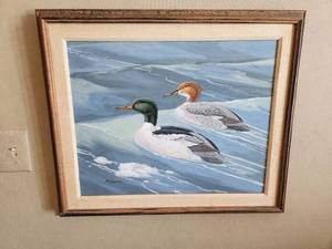 lot 194 image: Ferreira Signed Duck Painting