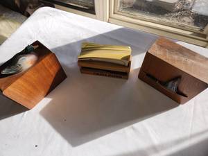 lot 220 image: Vintage Wooden Duck Bookends Set