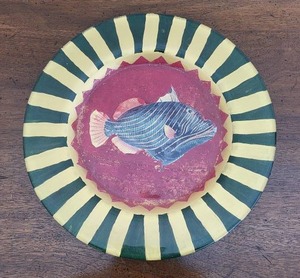 lot 219K image: L. McGuire 1996 Decorative Plate