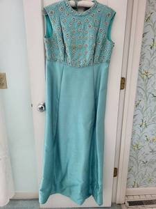 lot 94 image: Vintage Silk Evening Gowns