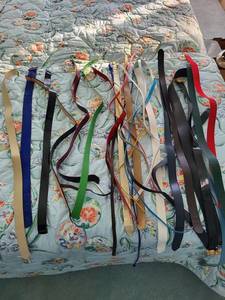 lot 97A image: Lot of 20 Colorful Belts Mixed Styles