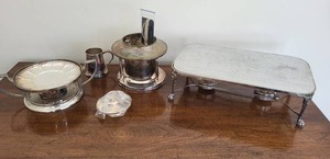 lot 109 image: Vintage Silver-Plated Tableware Set