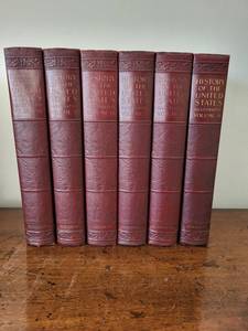 lot 274 image: History of the US 6 Vol. Set 1925
