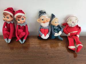 lot 372 image: Vintage Elf Doll Collection